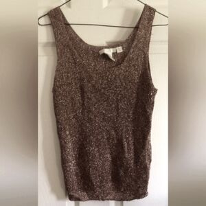 XXist Vintage Bronze Metallic Top - Size: 6